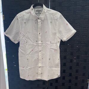 Ted Baker White Casual Button Down Shirt